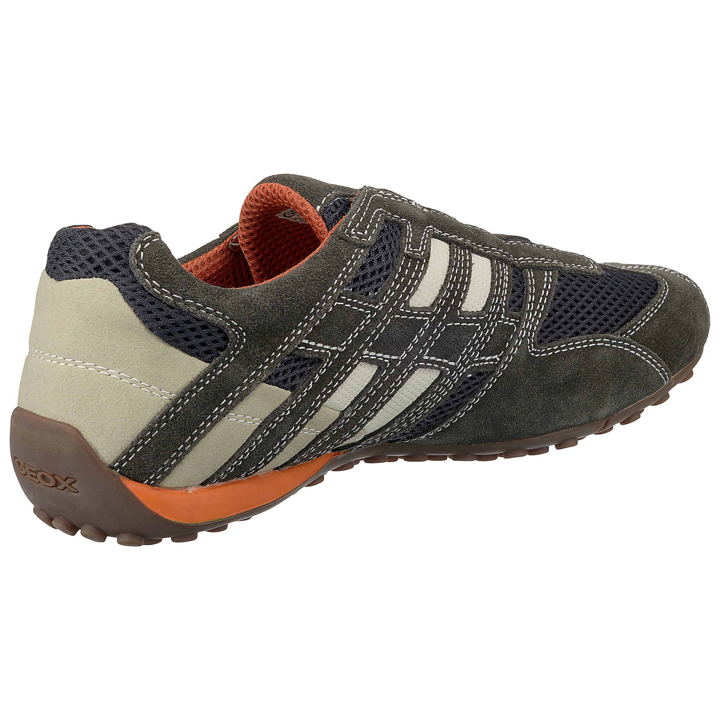 GEOX Låg sneaker 'UOMO SNAKE' i grå