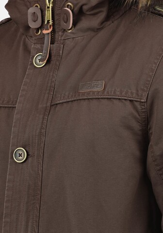 INDICODE JEANS - Parca de invierno 'Pulsoor' en marrón