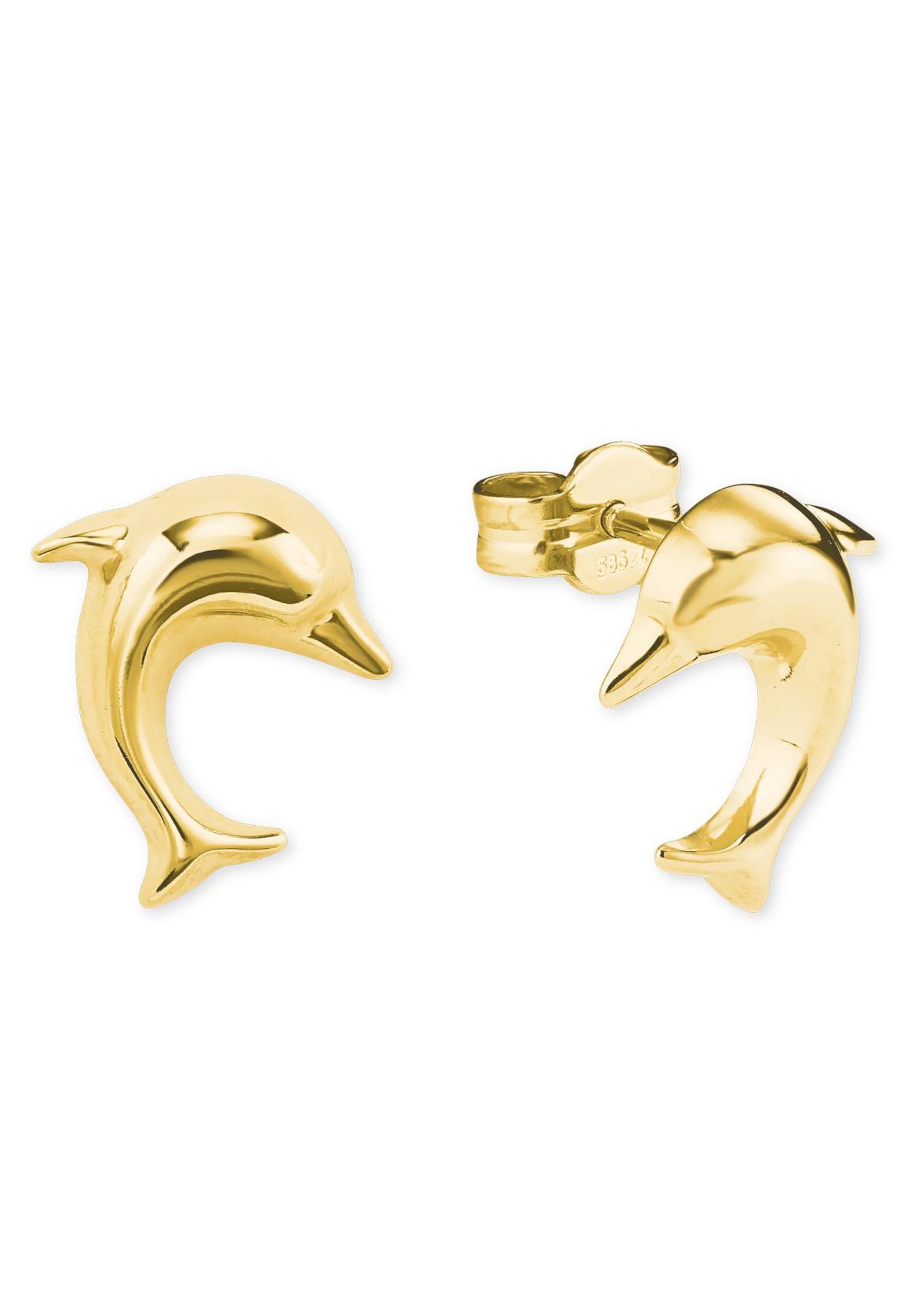 AMOR Earrings in Gold: front