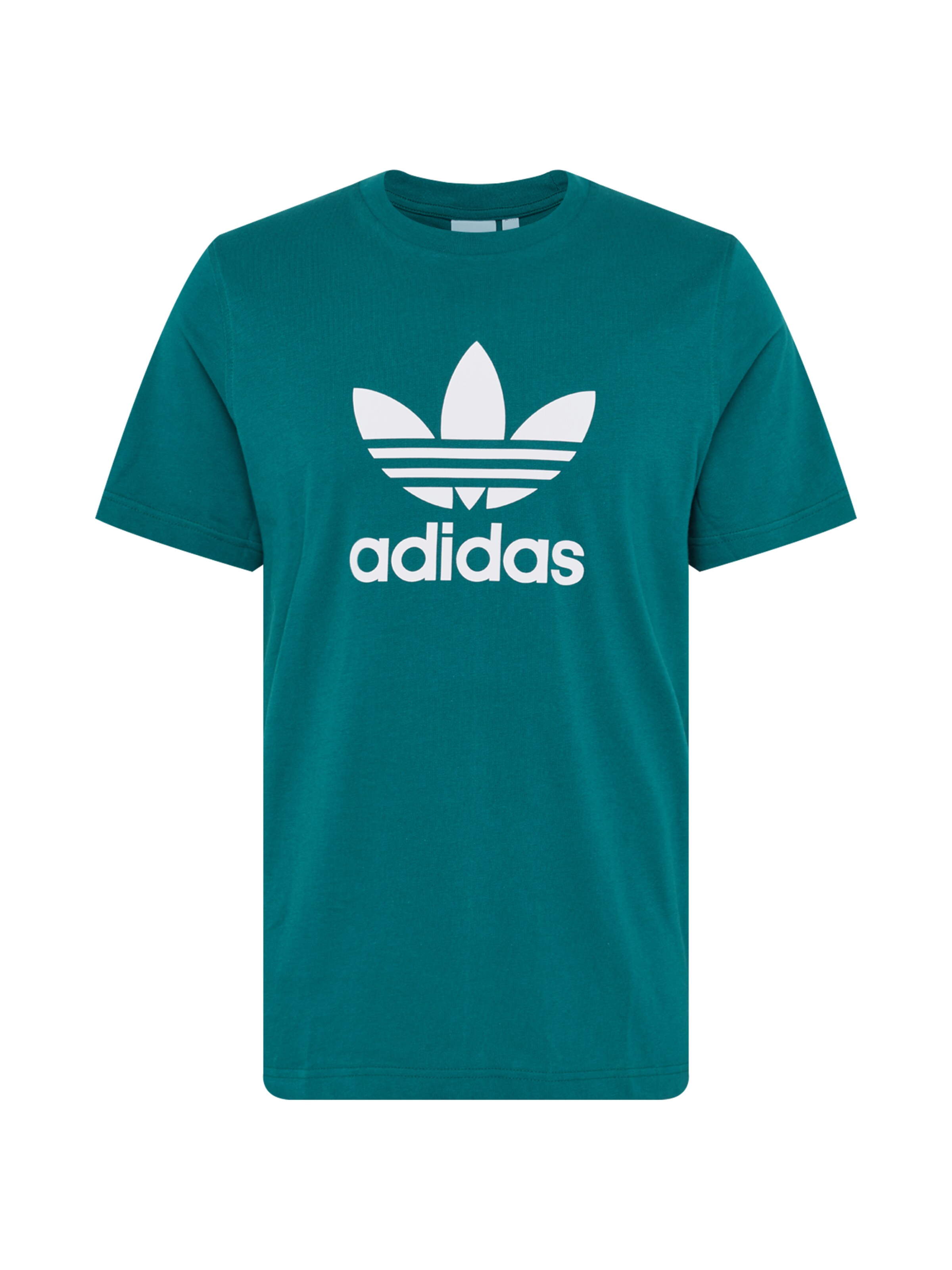 ADIDAS ORIGINALS - Shirt 'TREFOIL' in de kleur Donkergroen
