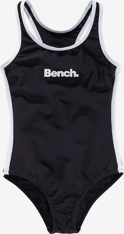 Maillot de bain BENCH en noir : devant