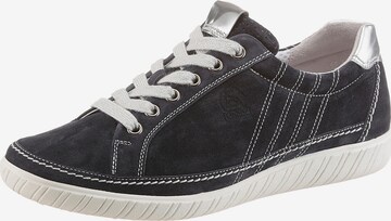 GABOR Athletic Lace-Up Shoes in Blue: front