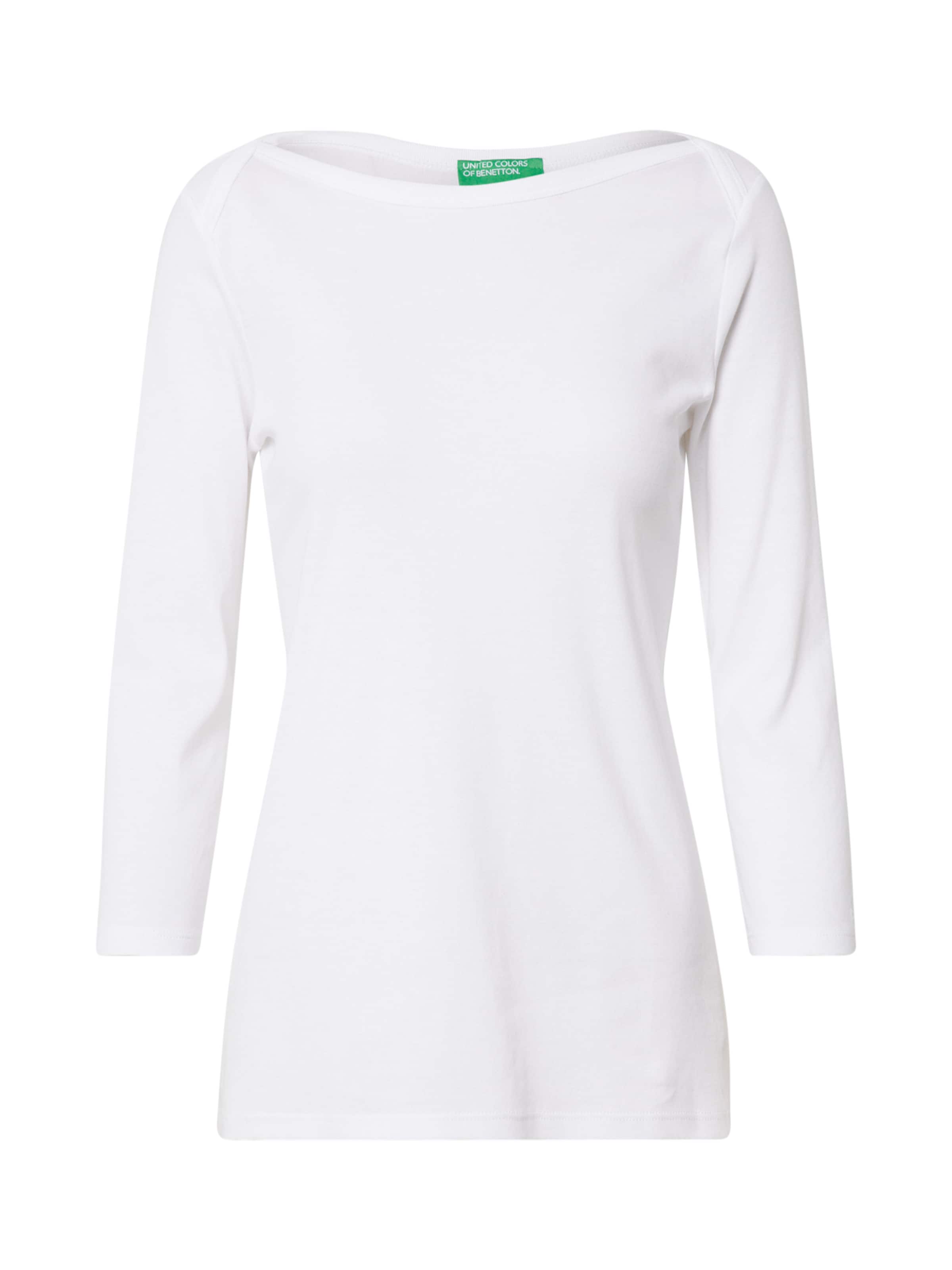 Maglietta di UNITED COLORS OF BENETTON in bianco: frontale