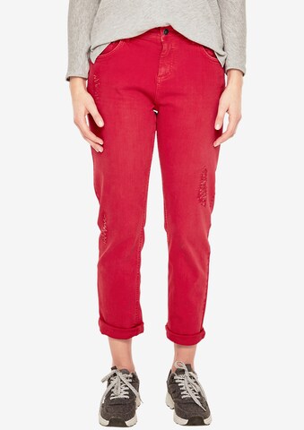 s.Oliver Slimfit Jeans in Rot