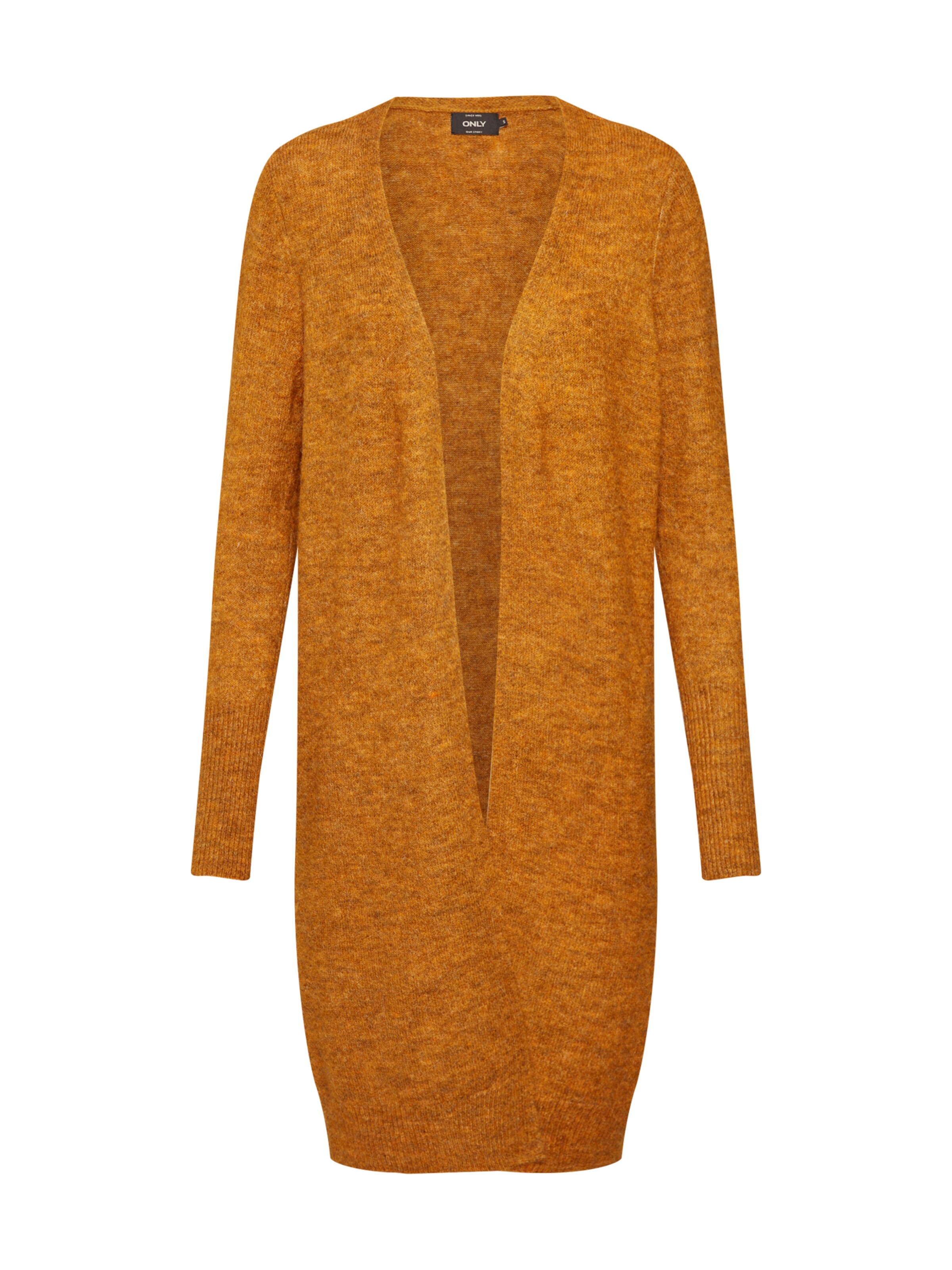 ONLY - Gebreid vest 'Meredith' in de kleur Goudgeel