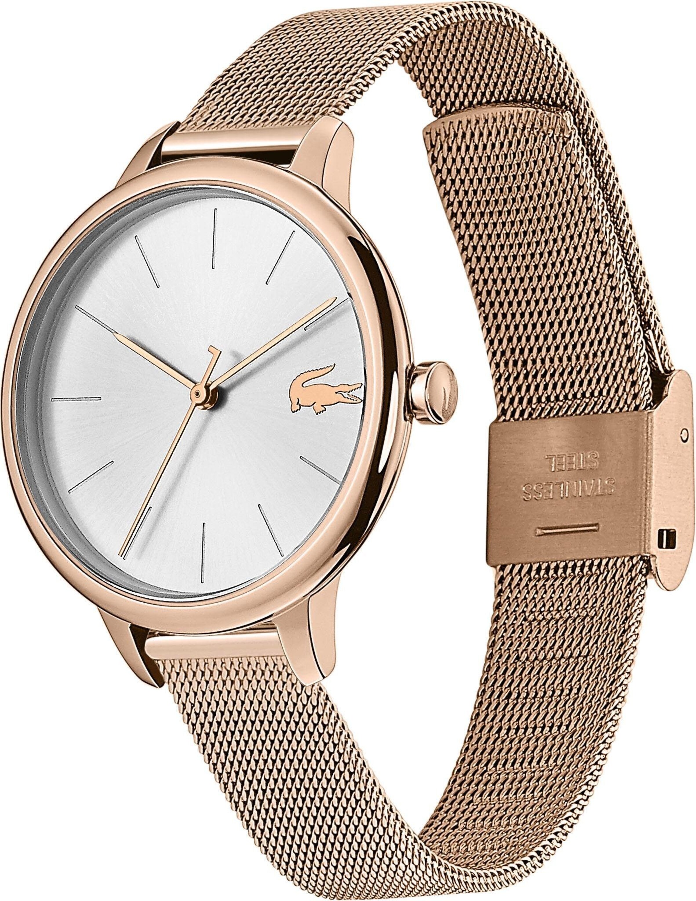 LACOSTE - Analoog horloge 'Cannes 2001103' in de kleur Rose-goud