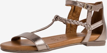 TAMARIS Sandal 'Kim' i brons: framsida