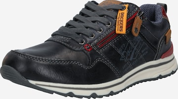 Sneaker bassa di Dockers by Gerli in nero: frontale