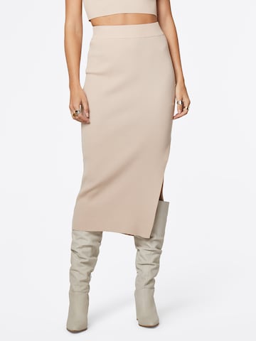 Gonna 'Phoebe' di LeGer by Lena Gercke in beige: frontale