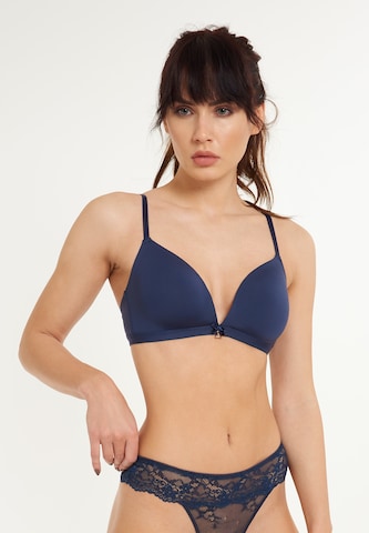 LingaDore T-shirt Bra 'Daily' in Blue: front