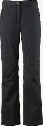 Maier Sports Regular Workout Pants 'Ronka' in Black: front