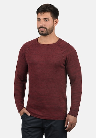 BLEND Strickpullover 'Dan' in Rot: predná strana