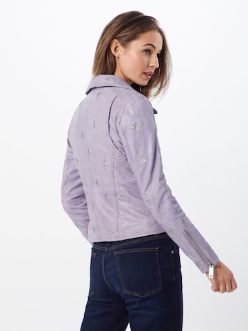 Maze Between-Season Jacket 'Blackridge' in Purple