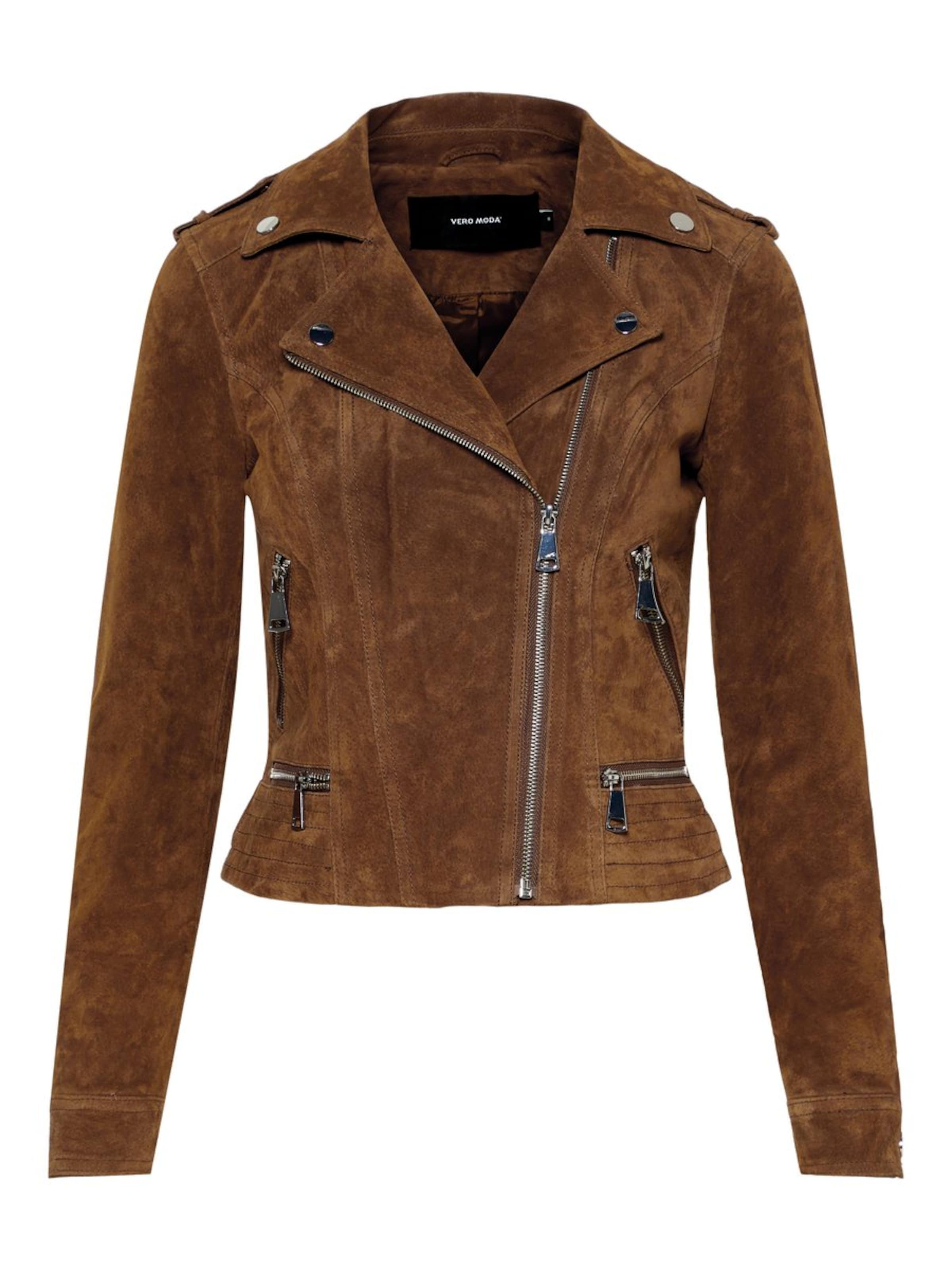 Veste mi-saison VERO MODA en marron : devant