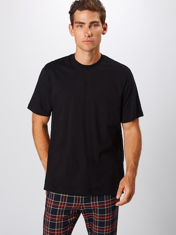 SCHIESSER T-Shirt 'Essentials' in Schwarz: predná strana