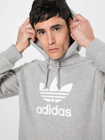 ADIDAS ORIGINALS Mikina 'Trefoil' – šedá