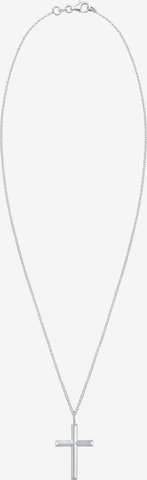 KUZZOI Necklace 'Kreuz' in Silver: front