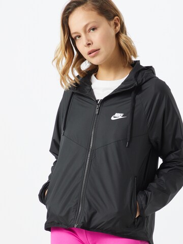 Nike Sportswear Přechodná bunda – černá