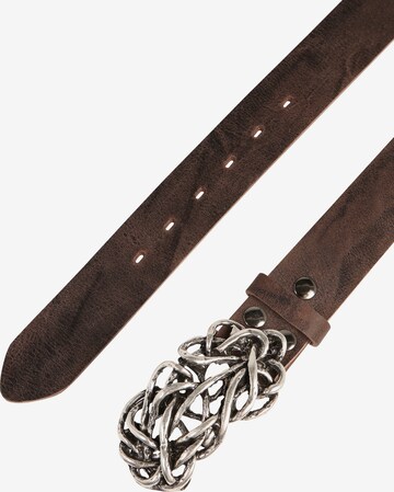 RETTUNGSRING by showroom 019° Belt 'Strohknoten' in Brown