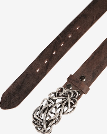 RETTUNGSRING by showroom 019° Belt 'Strohknoten' in Brown