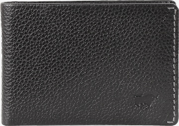 Braun Büffel Wallet 'Prato' in Black: front