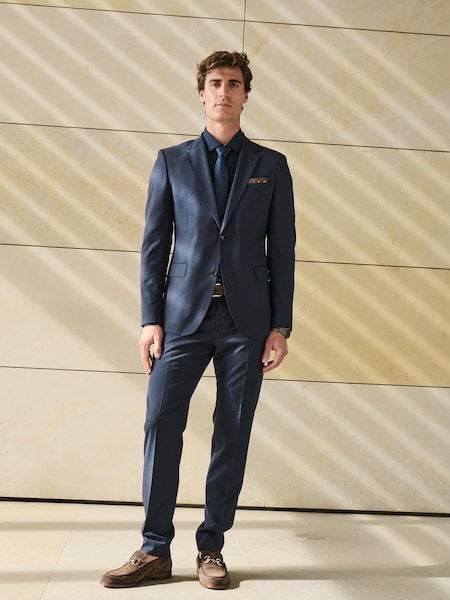 Raúl - Regular Fit Blue Suit Look