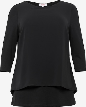 SHEEGO Blouse in Black: front