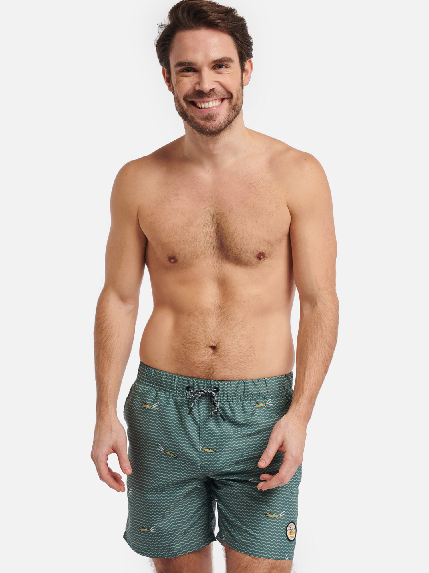 Abbigliamento Moda mare Shiwi Pantaloncini da bagno in Verde Chiaro 