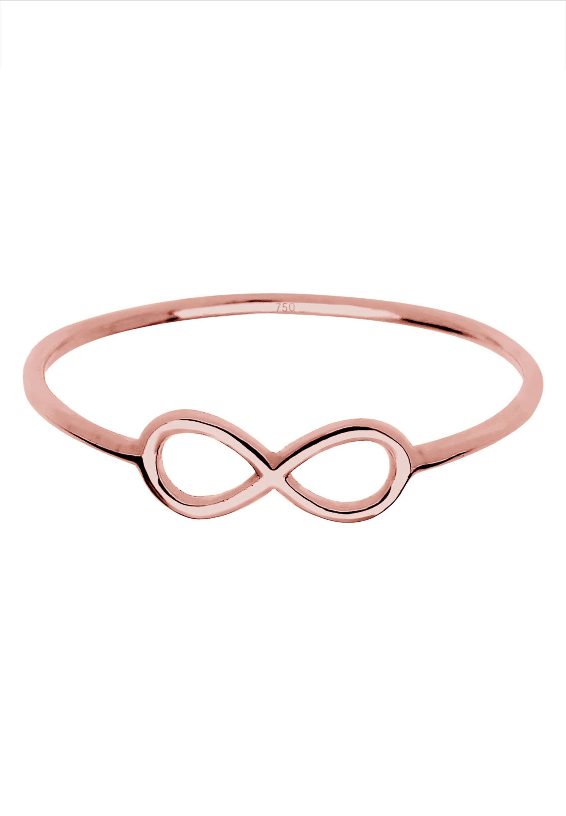 Bague 'Infinity' ELLI PREMIUM en or : devant