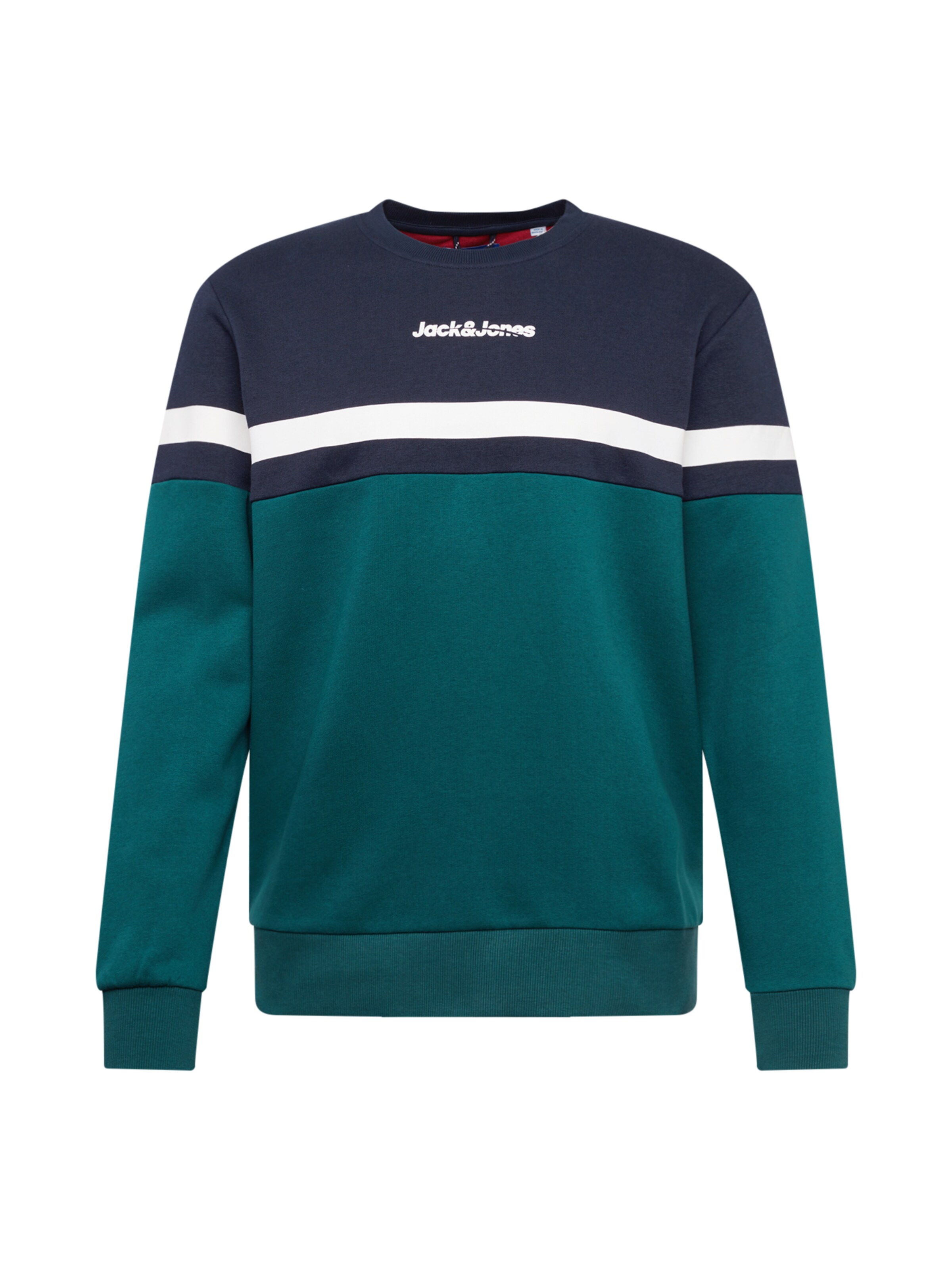 JACK & JONES - Sweatshirt 'CAINE' in de kleur Aqua