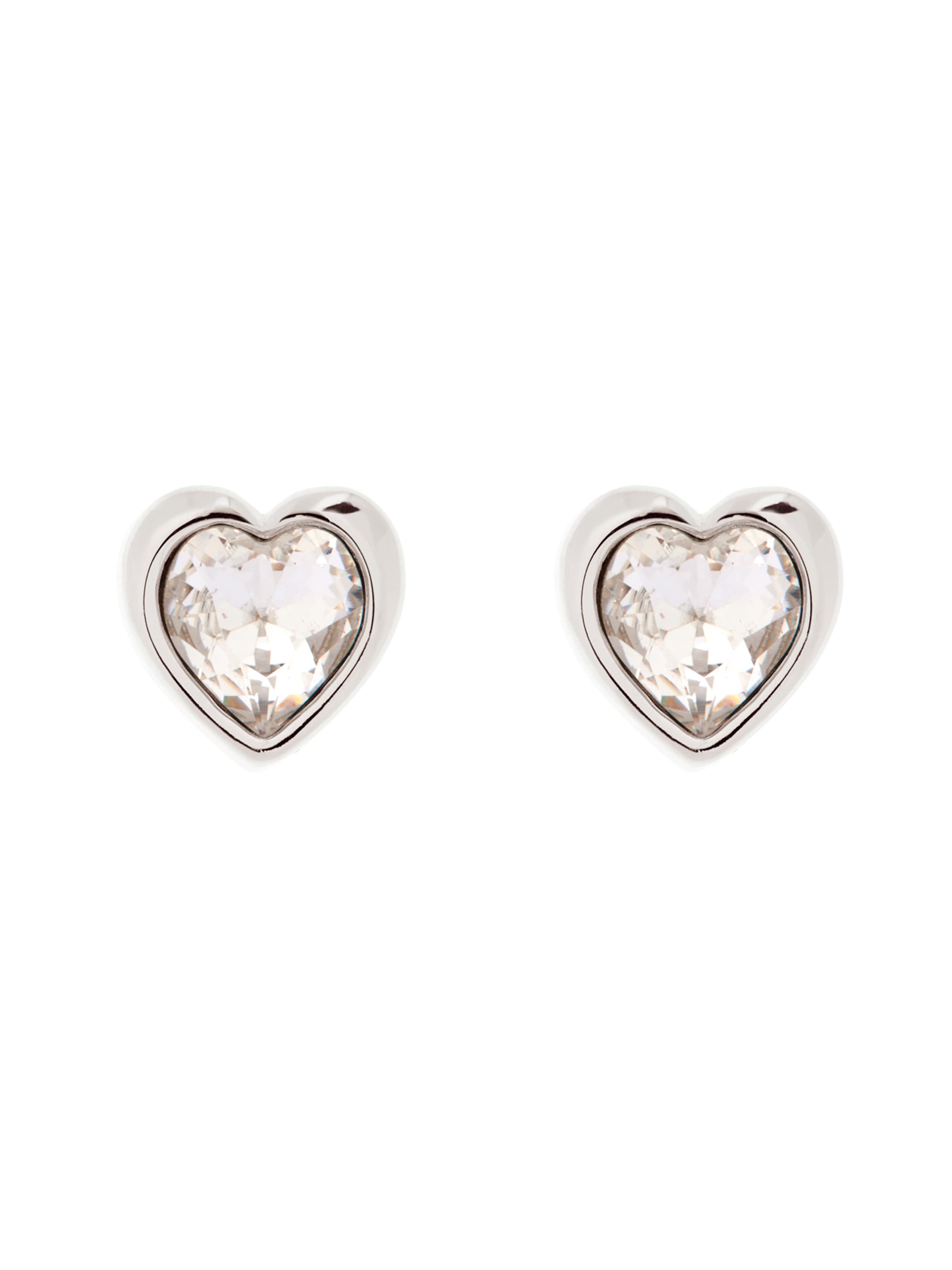 Cercei 'HAN: CRYSTAL HEART EARRING' de la Ted Baker pe argintiu: față