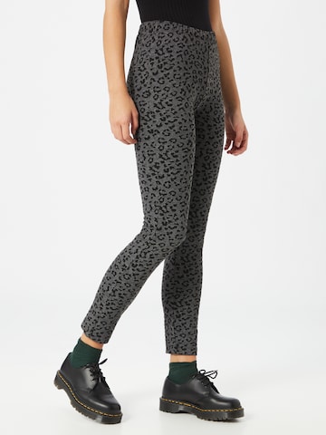 Skinny Leggings 'Grazia' Zwillingsherz en gris : devant