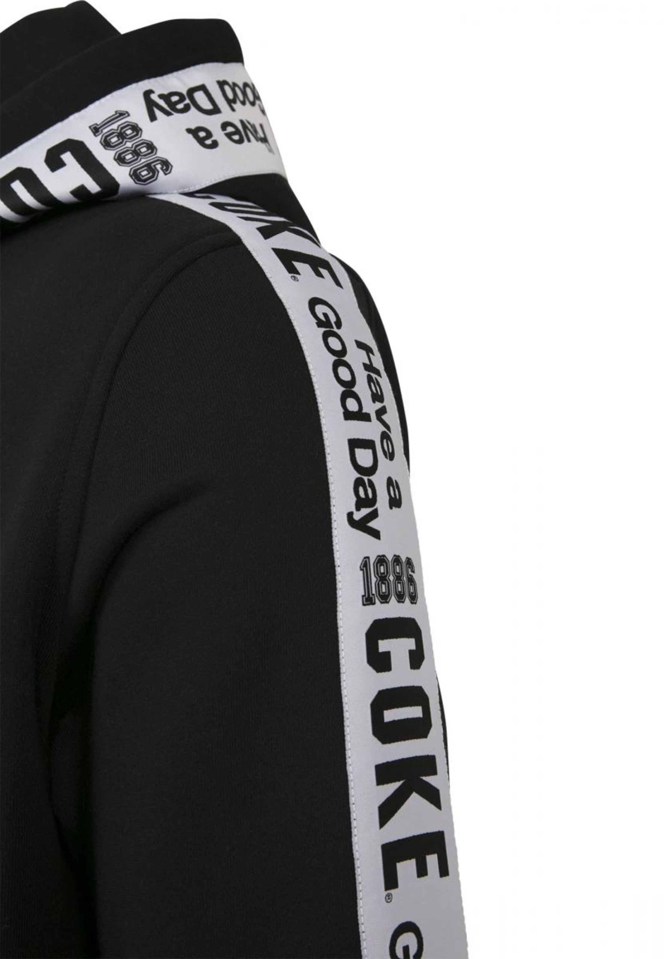 Merchcode Sweatshirt 'Coke' in Schwarz