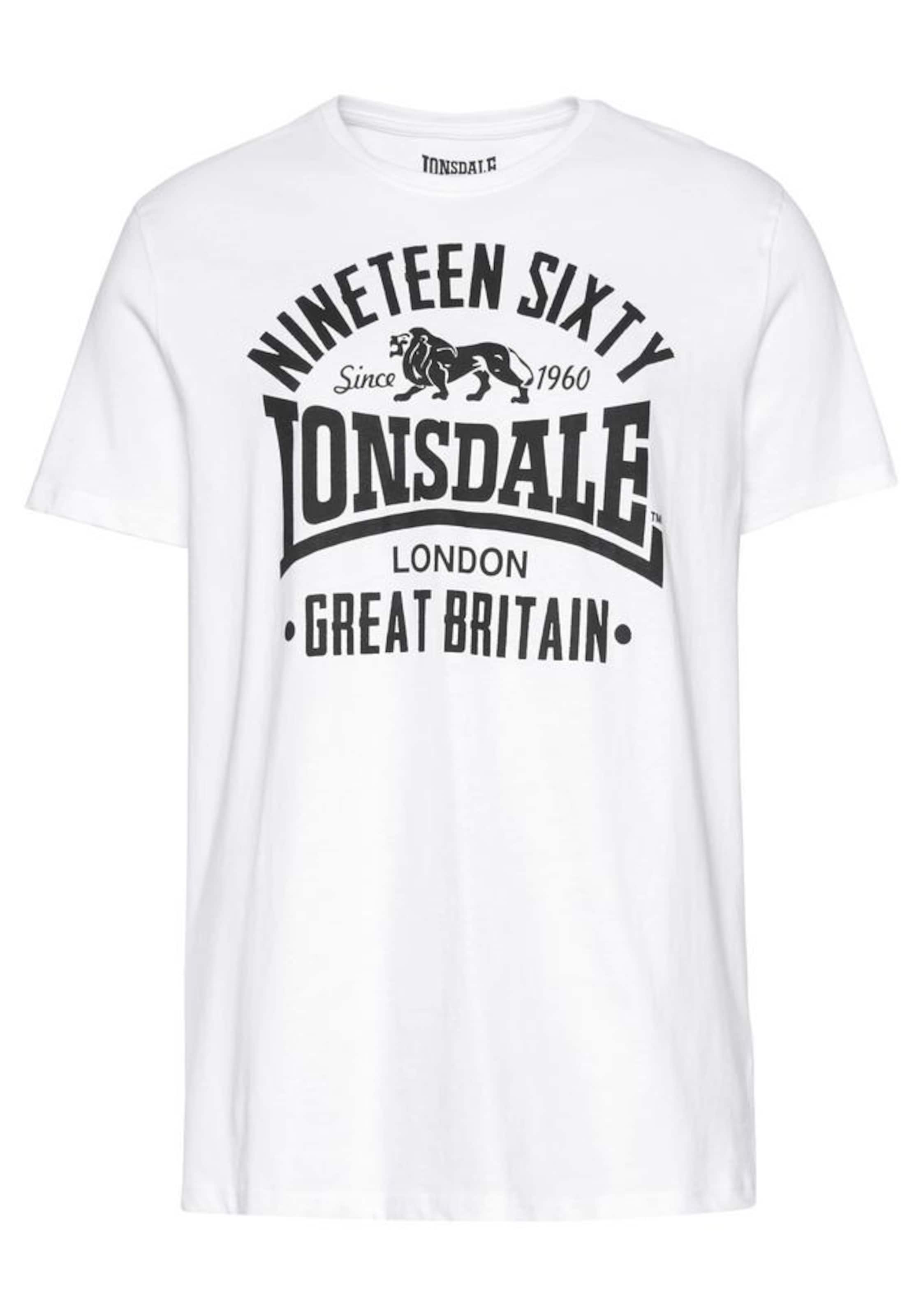 LONSDALE Shirt 'Bylchan' in Black