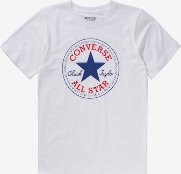 Tricou de la CONVERSE pe alb: față