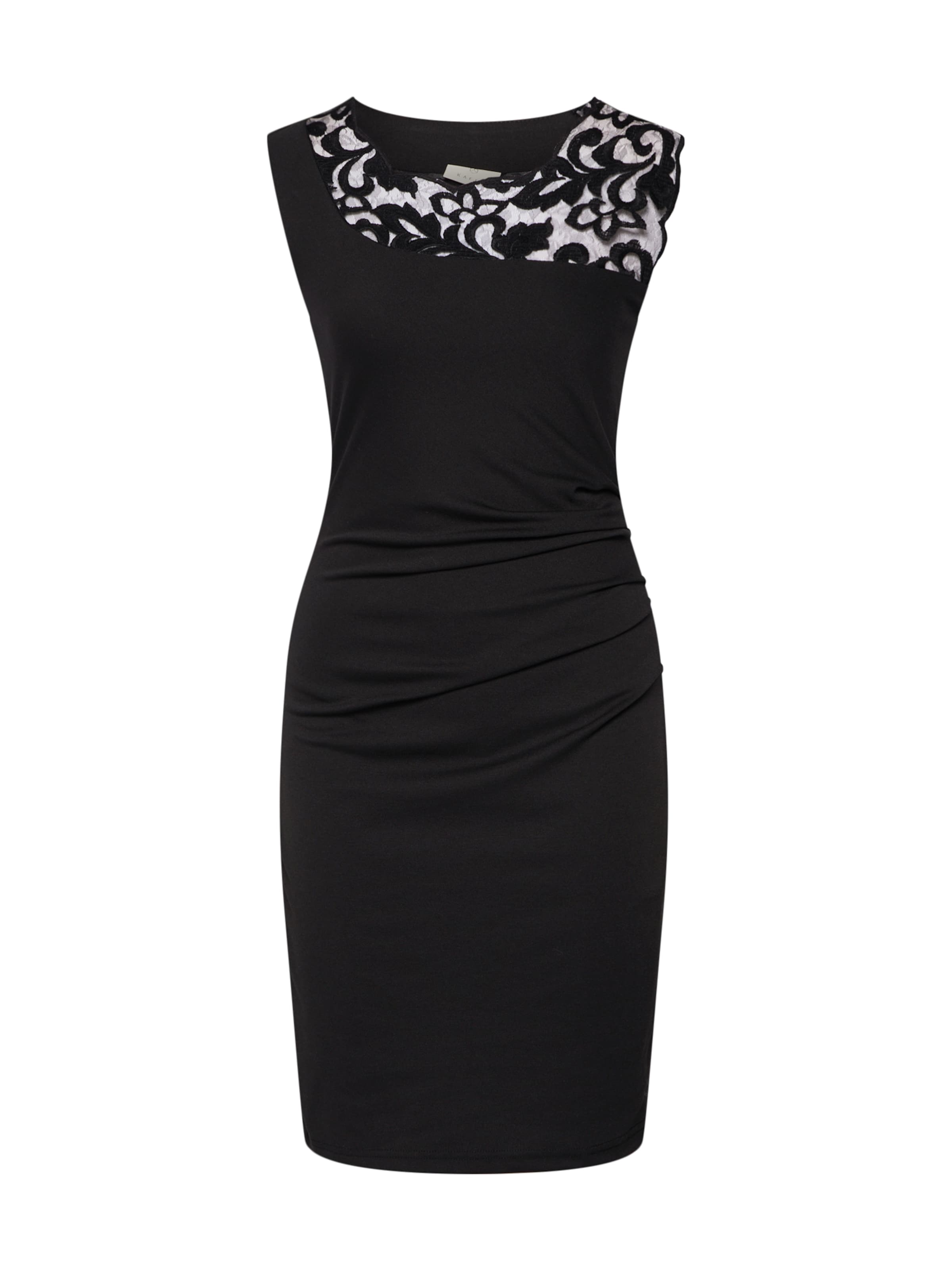 Robe fourreau &#x27;KA India&#x27; Kaffe en noir : devant