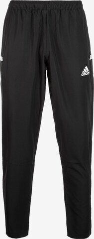 ADIDAS PERFORMANCE Tapered Sporthose 'Team 19' in Schwarz: predná strana