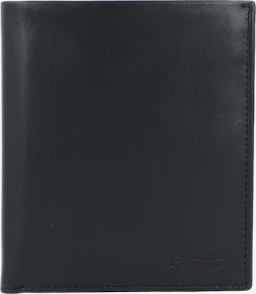 Esquire Wallet 'New Silk' in Black: front