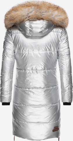 NAVAHOO Χειμερινό παλτό 'Halina' σε ασημί