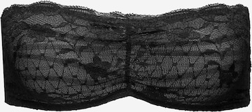 Free People Bandeau BH in Zwart: voorkant