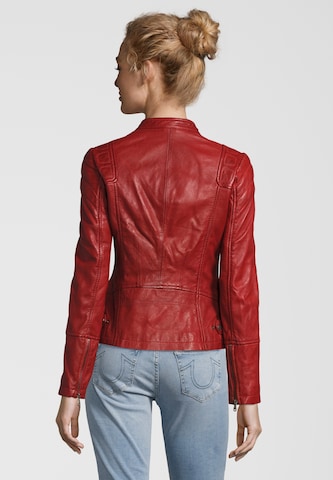 7ELEVEN Lederjacke 'ELENOR' in Rot