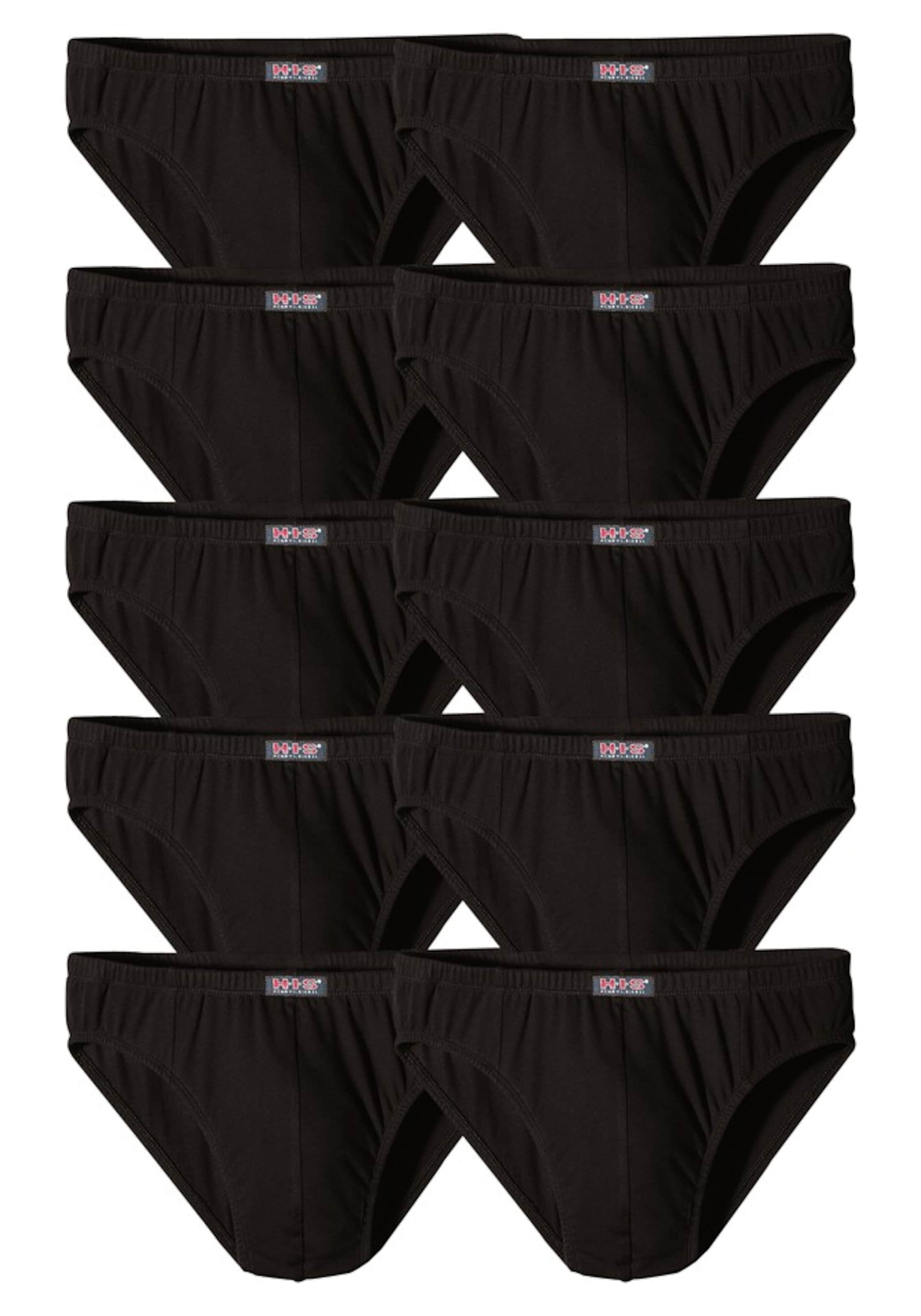 H.I.S Slip in Schwarz: Vorderseite