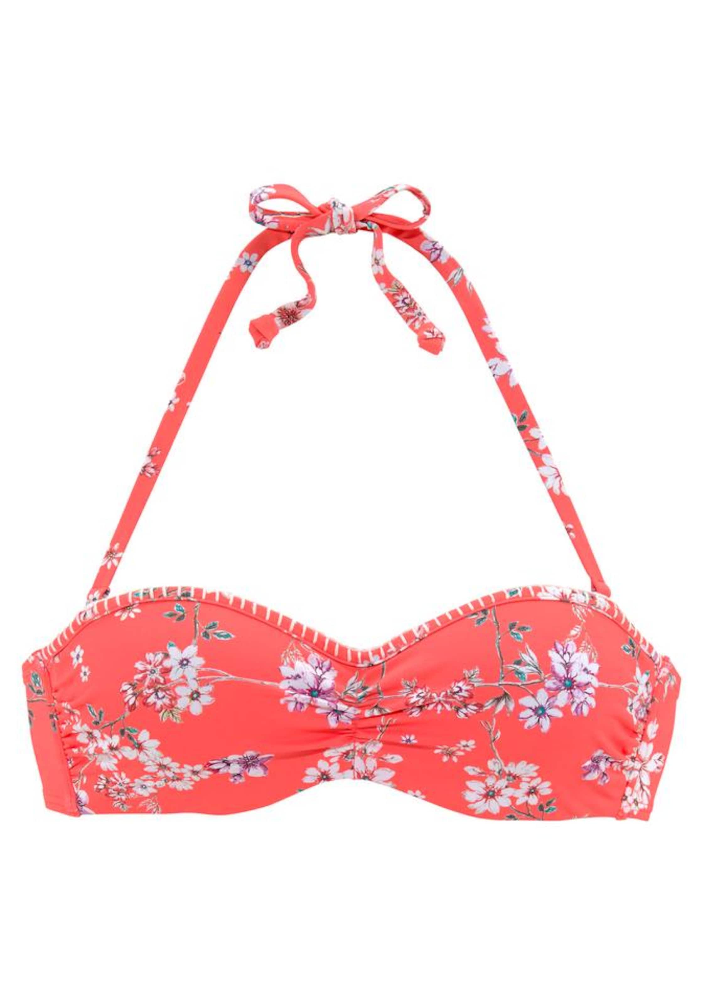 SUNSEEKER Τοπ μπικίνι 'Ditsy' σε κόκκινο: μπροστά