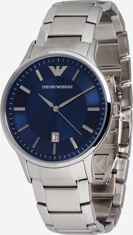 Emporio Armani Analog Watch 'RENATO' in Silver: front