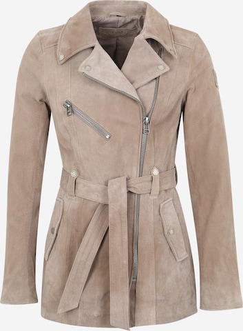 FREAKY NATION Between-Season Jacket 'Modern Times' in Beige: front