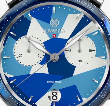 JOWISSA Analoog horloge 'LeWy 15' Swiss Men' in Blauw