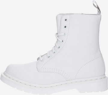 Bottines 'Pascal' Dr. Martens en blanc : sur le côté