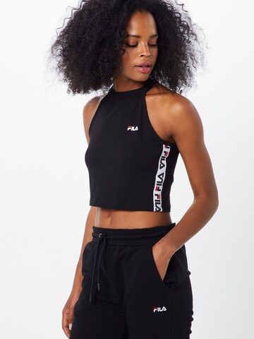 FILA Top 'Melody' in Zwart: voorkant