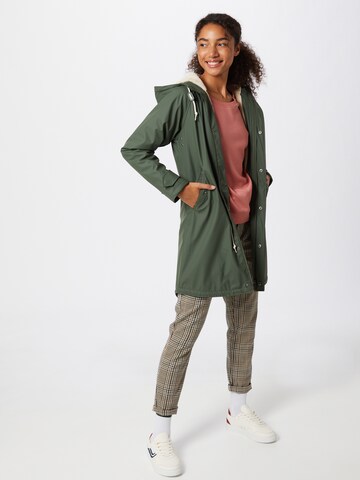 Derbe Raincoat 'Travel Cozy Friese' in Green