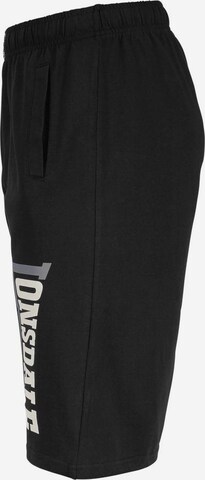 LONSDALE Regular Pants 'Jam' in Black